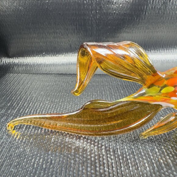 Hand Blown Russian Art Glass Fish Figurine Delicate Figure Hand Made In Russia - Picture 7 of 14